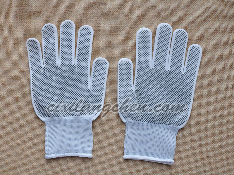 100% poly PVC dotted glove 10T-PVC-003